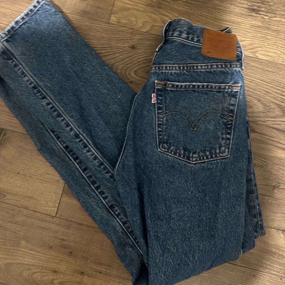 Classic Blue Denim Jeans 501 Levi’s button fly